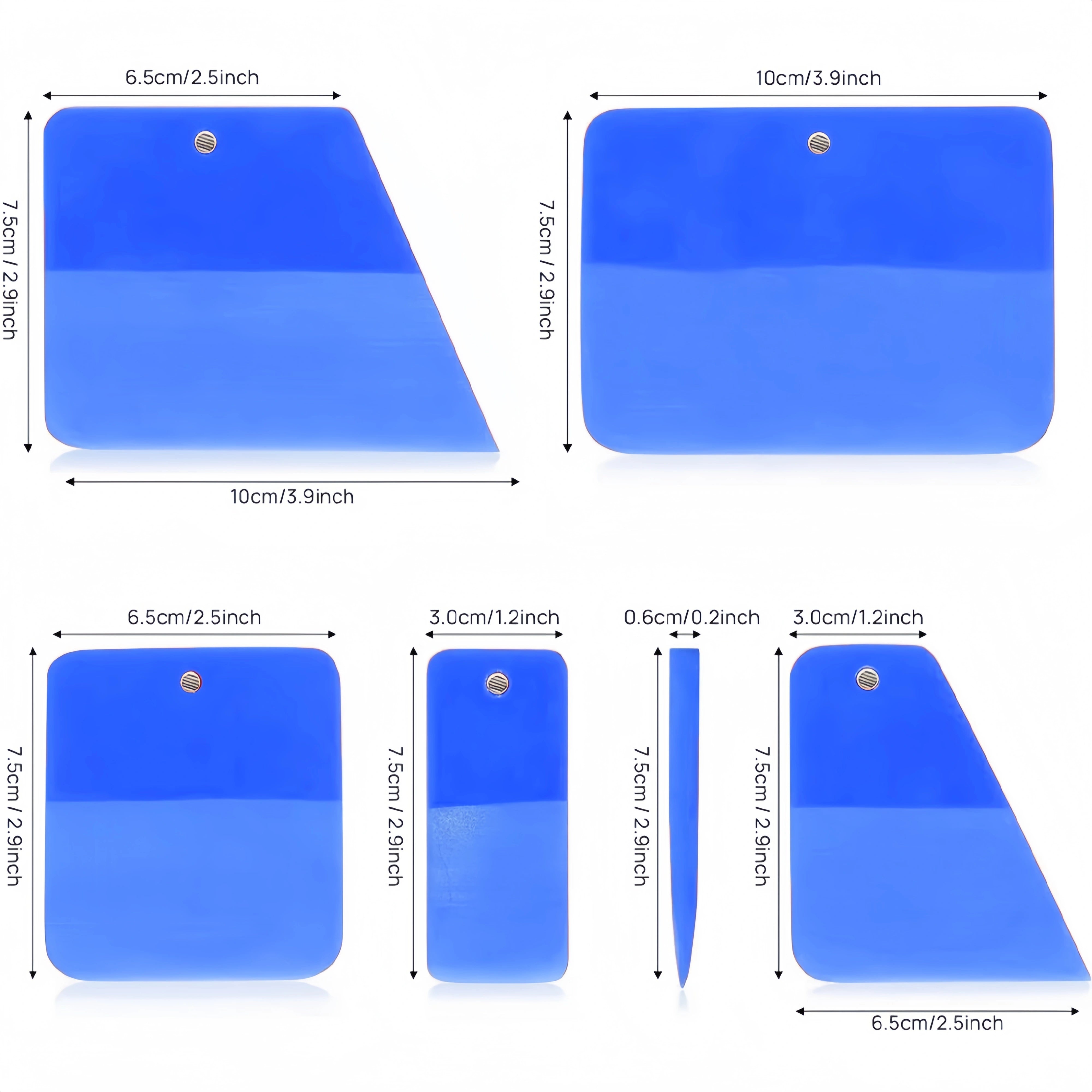 Aubest Film Professional Magnetic PPF Squeegee Set – Multi-Size (5 Pieces)