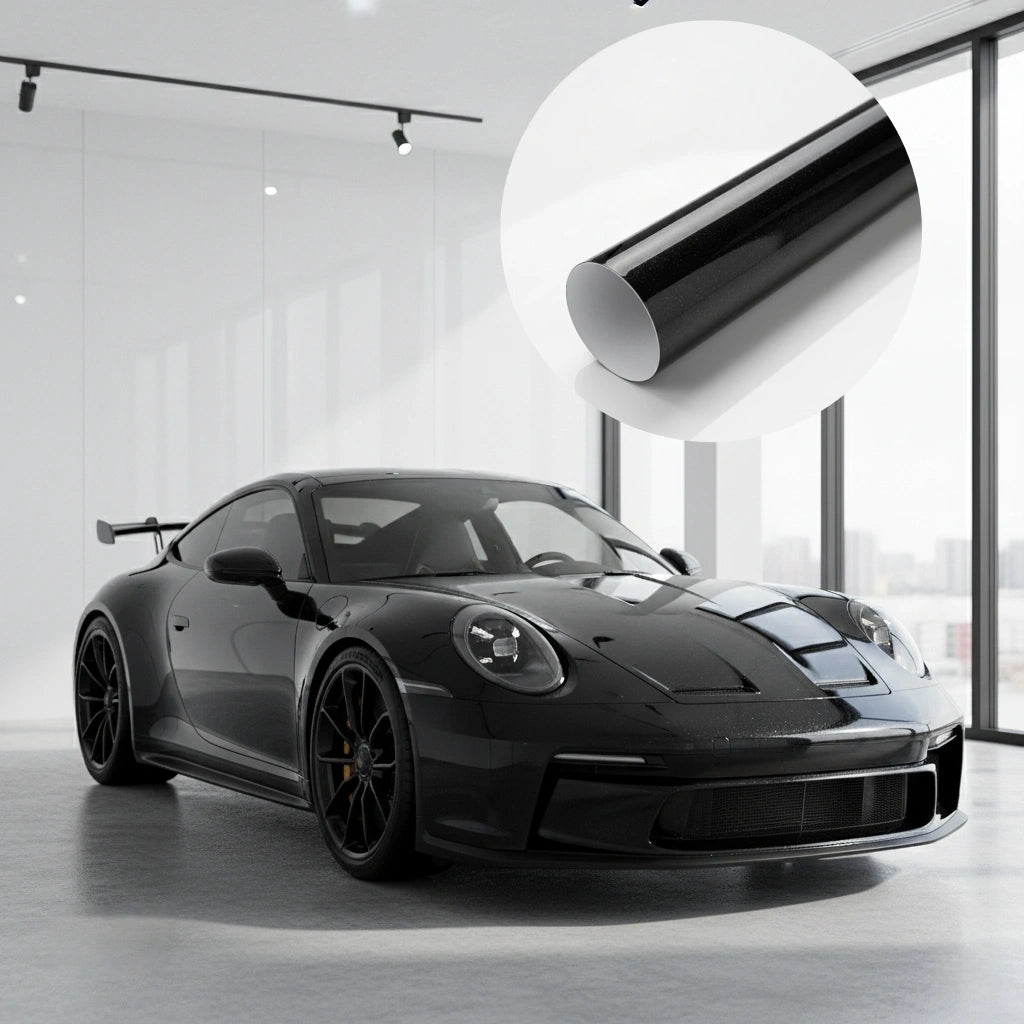 Aubest Color PPF - Gloss Metallic Black |Paint Protection Film 7.5MIL