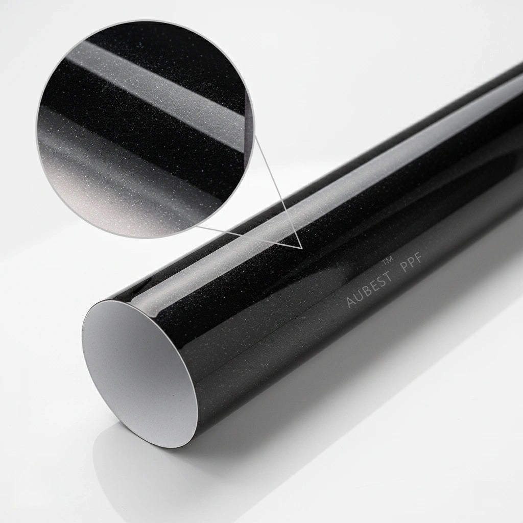Aubest Color PPF - Gloss Metallic Black |Paint Protection Film 7.5MIL